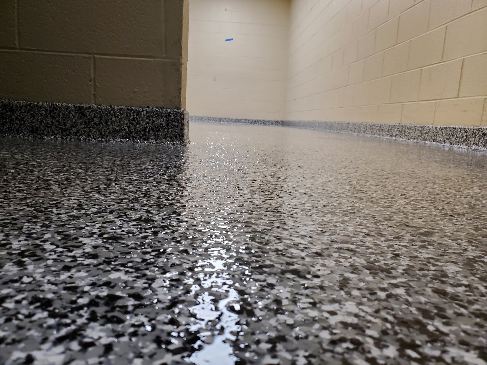 100% solids epoxy flooring for restrooms